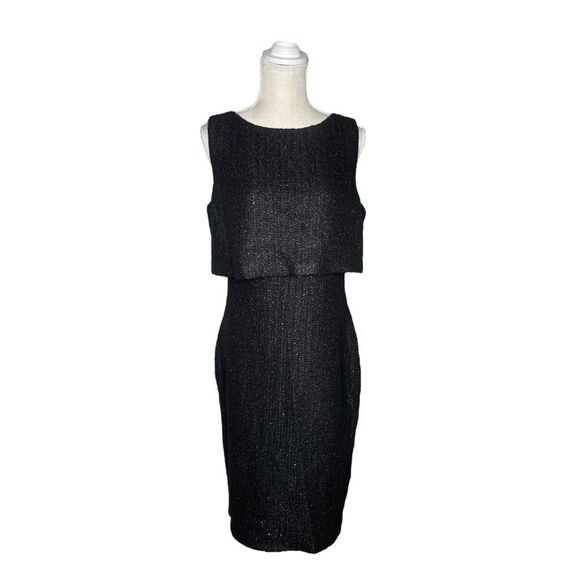 ST. John Metallic Tweed Sheath Dress - Picture 3 of 17